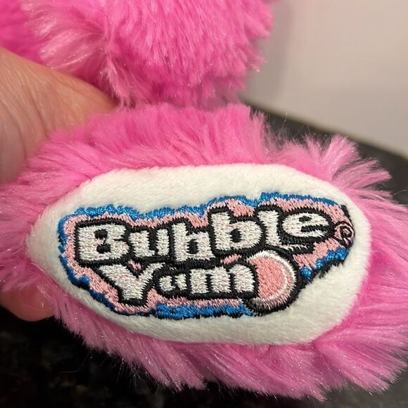 Hershey’s 11” Bubble Yum Teddy Bear Pink Stuffed Plush Animal Toy Play Doll - Picture 3 of 9